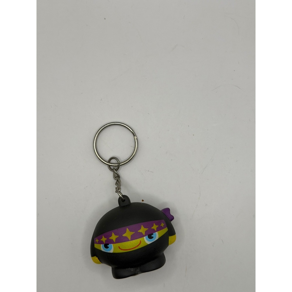 American Heart Association Jax Ninja Keychain Black Purple Squishy AHA Promo